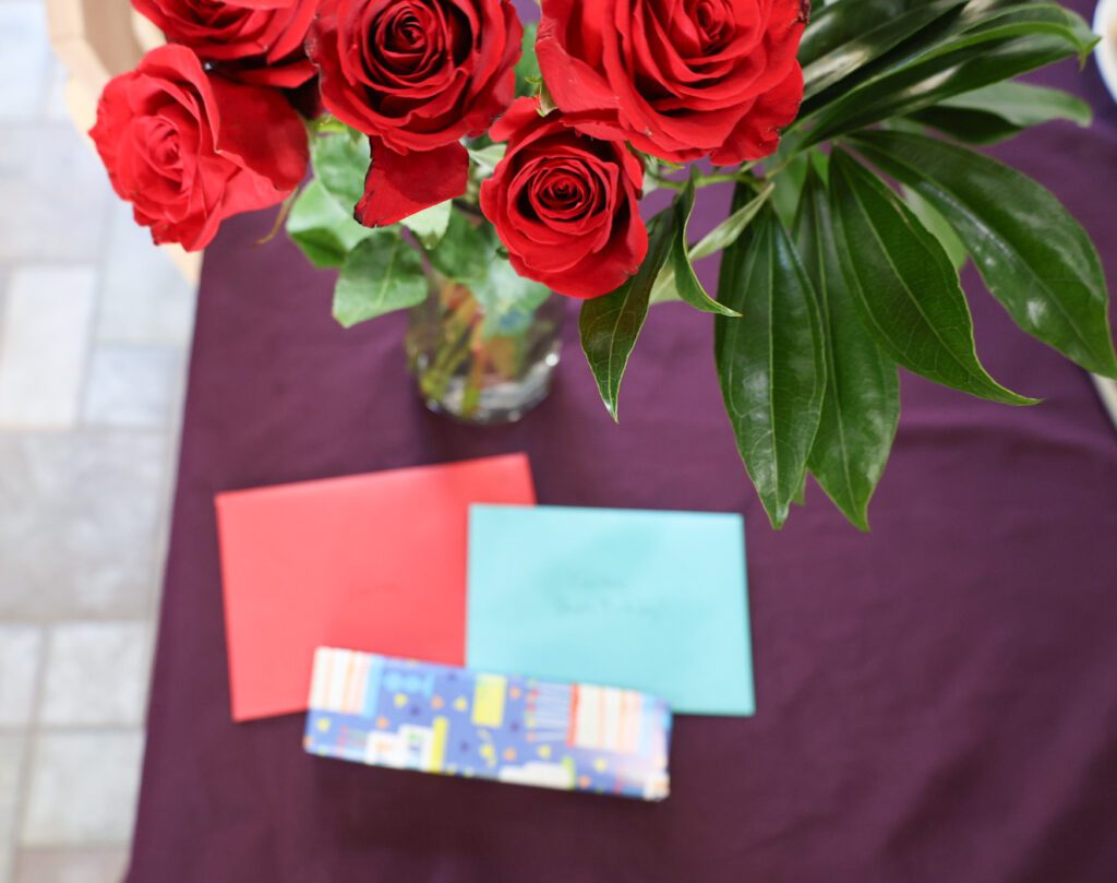 Valentines day red roses